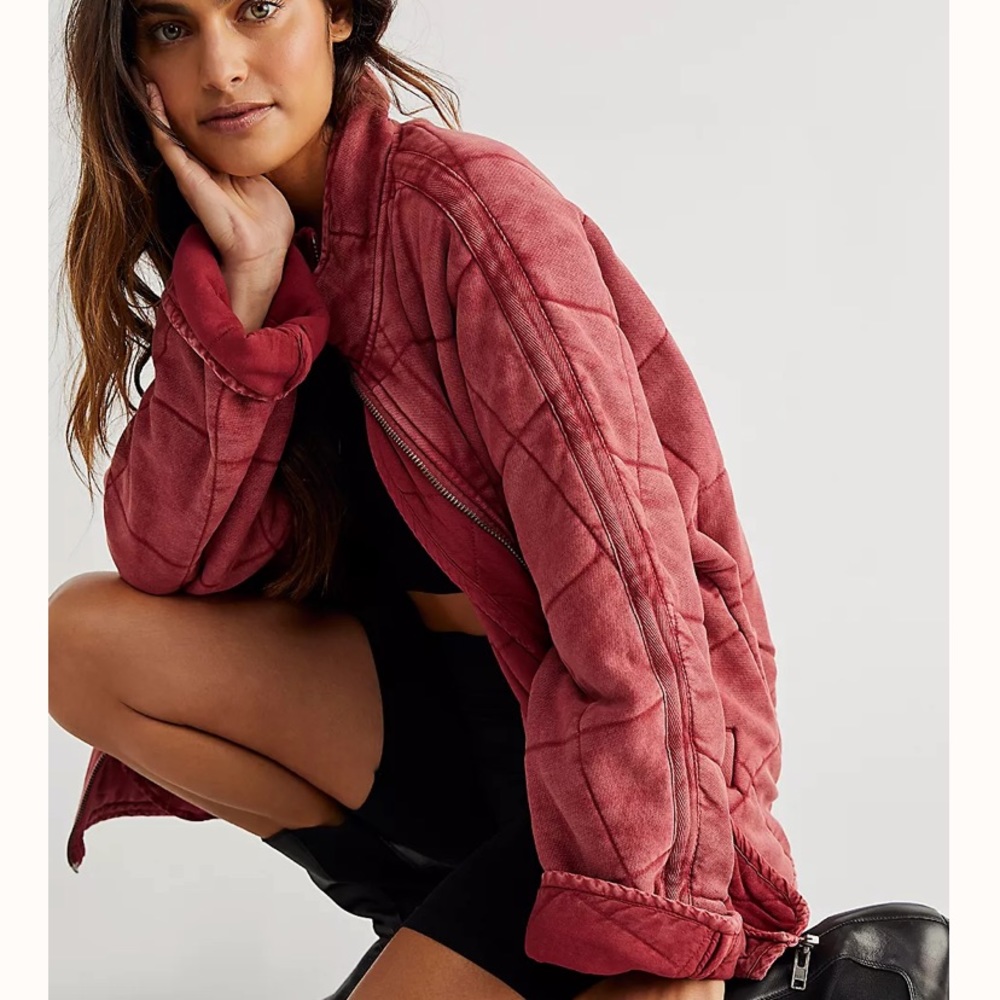 Free people dolman quilted jacket